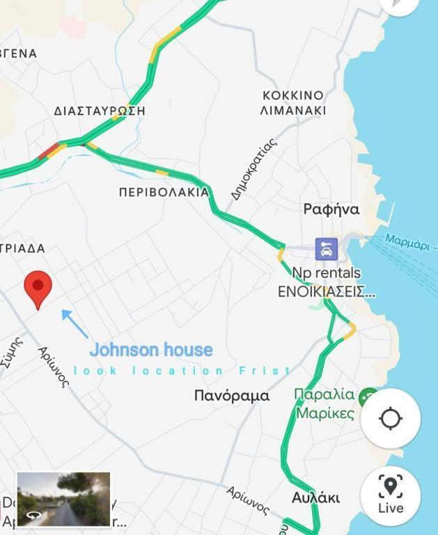 Johnson House Apartment Rafína Екстериор снимка